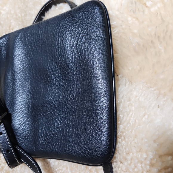 Dooney Bourke Black Leather Crossbody - Picture 3 of 8